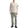 Stone Island Ss25 Crew Neck Pullover Knit Ribbed Edge Logo Casual Comfortable Solid Color Sweater Men sweater K2S155100012S00TA-V0093