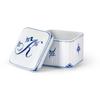 [Authentic Imported Product] Royal Copenhagen Alphabet Collection Bonbonnière Square "K" Height 6cm 1075893