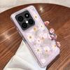 For Redmi Note 14 13 14C Case Sketching Line Flower Print Clear TPU Soft Cover For Funda Xiaomi Redmi Note 14 Pro 5G 13 12 11