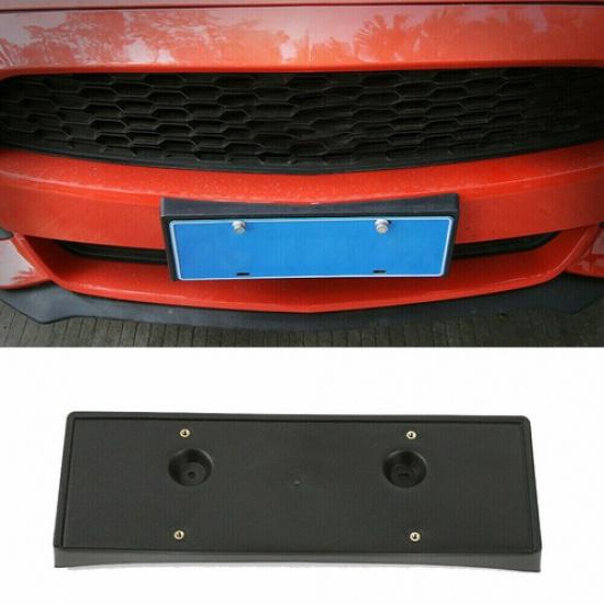 Do 2015- Ford Mustang Zderzak Przedni Uchwyt Montażowy Tablicy Rejestracyjnej Czarny