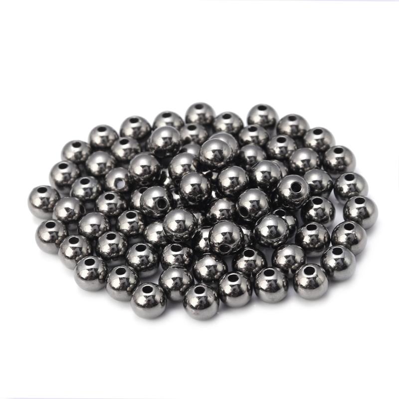 20-500pcs/lot 3-14mm CCB Ball Beads Gold Color Loose Spacer Round Plastic Bead For Jewelry Making DIY Bracelet Earring Wholesale