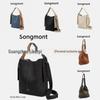 Songmont Suede Hobo Bag - Large Lazy Commute Crossbody & Shoulder Bucket Bag