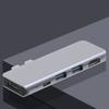 5 In 2 Hub Dual Head Type C Dual Hdmi-compatible Output Adapter Support 4k