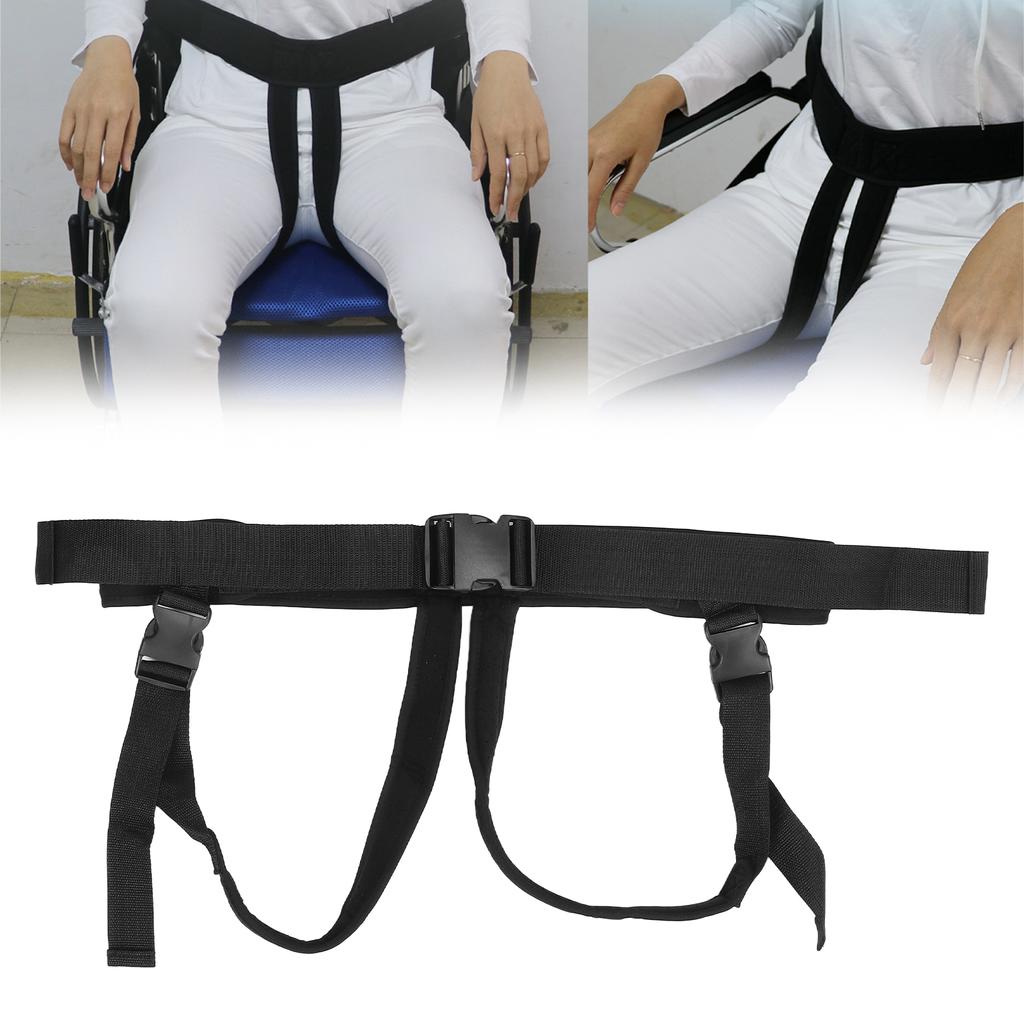 Wheelchair Safety Belt Elastic Cushioning OK Fabric Breathable Plastic Steel Buckle Wheelchair Straps