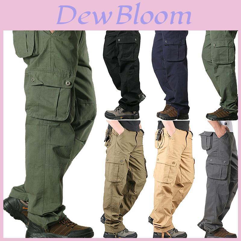 Bequeme Herren-Arbeitshose mit Cargotaschen für Freizeit, Wandern und Outdoor-Aktivitäten