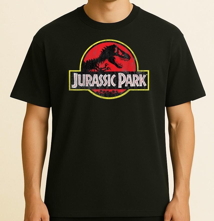 

Jurassic Park Distressed Original Park Logo S-4XL Unisex T-Shirt XXXL