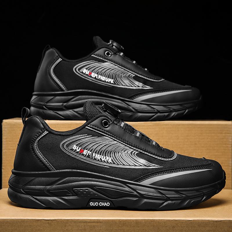 

fashion Men s Sports Shoe Summer Breathable Sports Men s Casual Shoes Fashion Lightweight Soft Soles Tenor Tenor Support Pendant 44 чорний