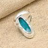 Pretty Blue Topaz Gemstone Handmade 925 Solid Sterling Silver Jewelry Ring