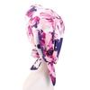 Berretto da Baseball con Stampa Floreale e Laccetti Traspirante con Visiera Foulard Estivo Cappello Versatile Turbante per Capelli Abbigliamento Quotidiano