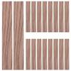 OUNONA 40 Pieces Miniature House Imitation Wood Grain Flooring Boards, 10x0.6x0.08 Inches, Dollhouse Accessories, Model Flooring, DIY Interior Decor