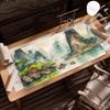 Extra Large Ancient Landscape Mouse Pad - Thick, Lock Edge, One-Piece Desk Mat