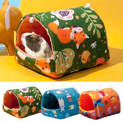 Guinea Pig Bed Hamster Cave Pets Warmer Cage Nest House for Rats/Chinchillas/Mini Hedgehogs/Rodent Hamster Bed Hanging Cage