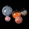 5 stücke 4/5/6/7/8 cm Transparent Offene Kunststoff Weihnachtsschmuck Ball Klare Flitter Ornament Geschenk Präsentieren Box Party Dekoration