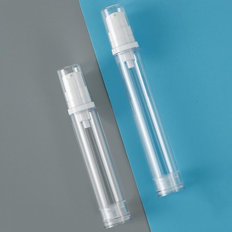 5/10/15 ml Reise-Vakuumflasche Kosmetik-Sprühlotionflasche Augencreme-Nachfüllflasche Behälter Tragbare Airless-Pumpflasche