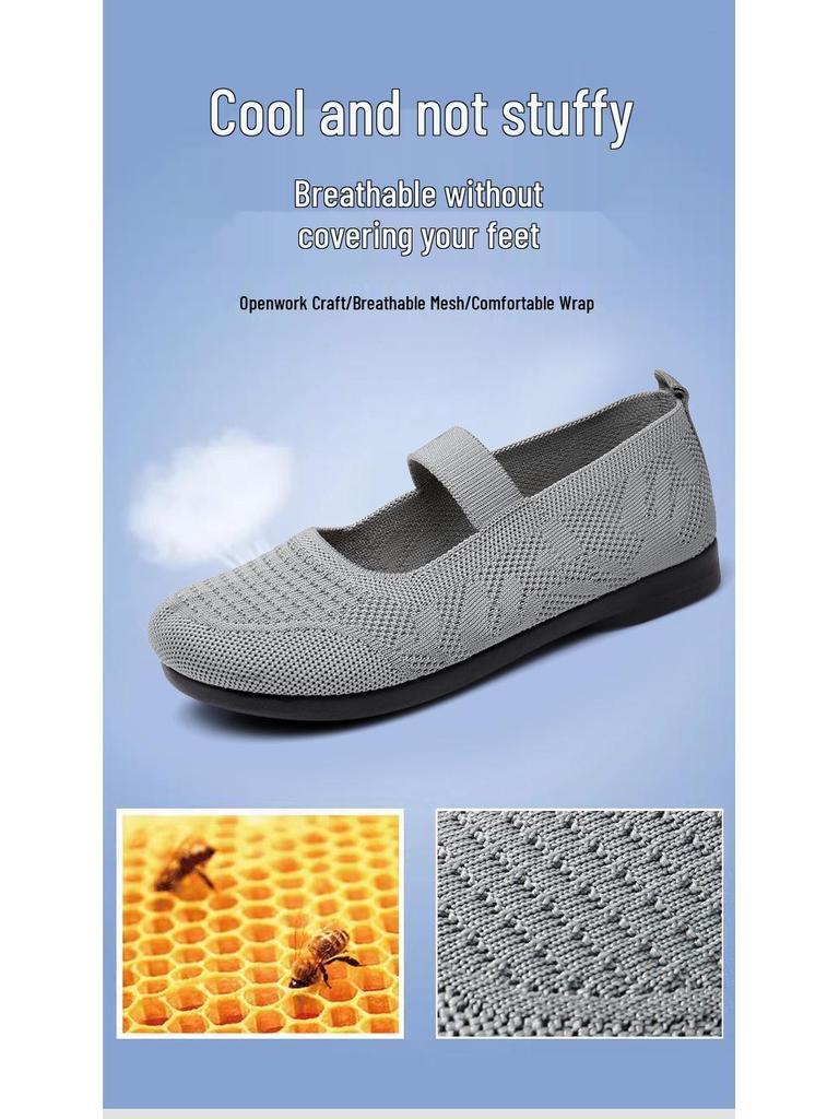 Comfortable Breathable Cloth Shoes with Soft Soles for Women