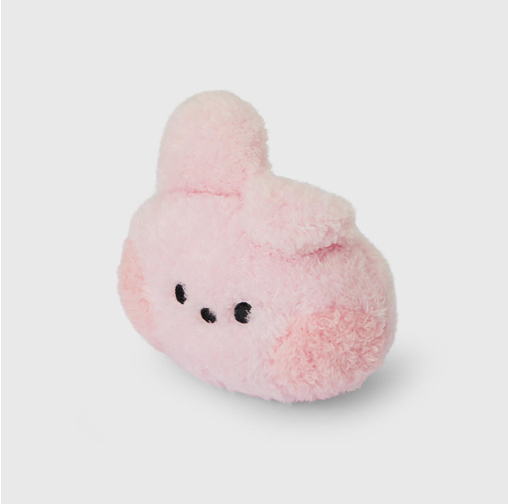 BT21 COOKY Minini Блестящее плюшевое ручное зеркало | Официальные товары K-pop с персонажами LINE FRIENDS BT21 SHOOKY Minini Glitter Plush Hand Mirror
