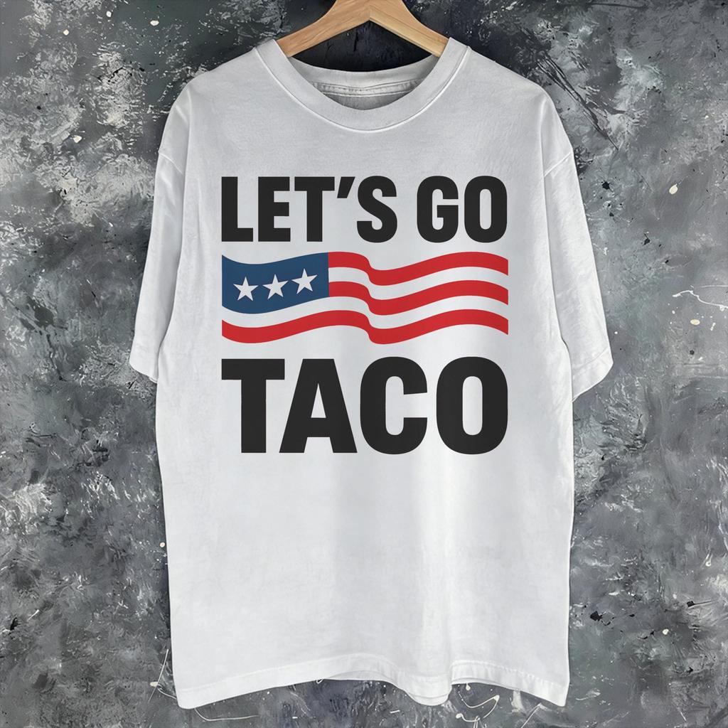 Lets Go Taco Funny Always Chickens Out Retro Tee Shirt For Unisex Unisex Printed T Shirts Cotton Clothing