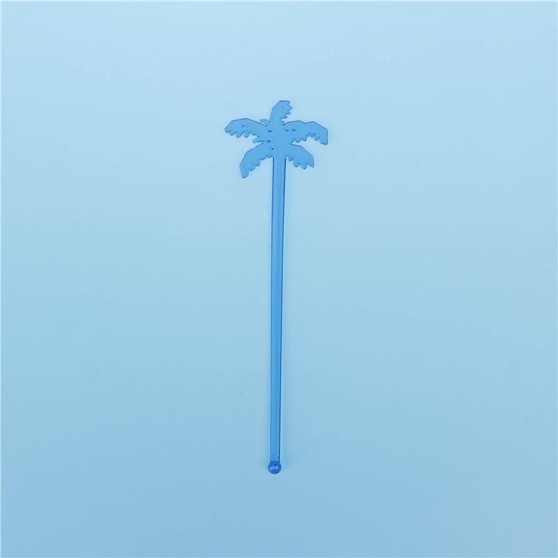 50Pcs Coconut Tree Cocktail Swizzle Sticks Drink Stirrer Coffee Muddler Puddler