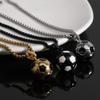 316L Stainless Steel Football Pendant Chain Necklace For Men Boy Jewelry Soccer Accessories Charm Gift