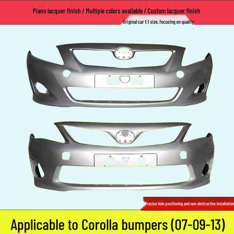 Compatible with Toyota Corolla Front and Rear Bumpers (2007-2013 Models)