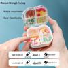 Compact, Moisture-Proof Pill Box for Daily Medication - 3 Times a Day, 7-Day Organizer