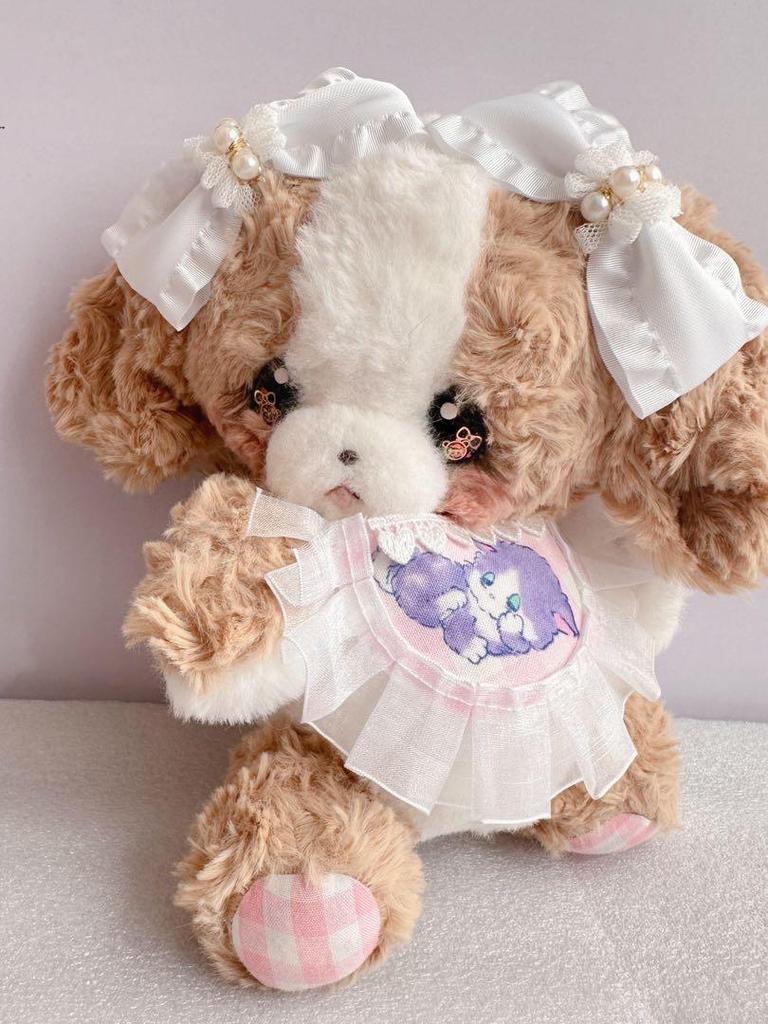 [USED] Move Pream Sanrio Artist Teddy Bear Handmade Bear Stuffed Animal Dog