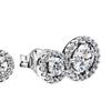 Pandora 925 Sterling Silver Earrings Women's Silver 293774C01-1