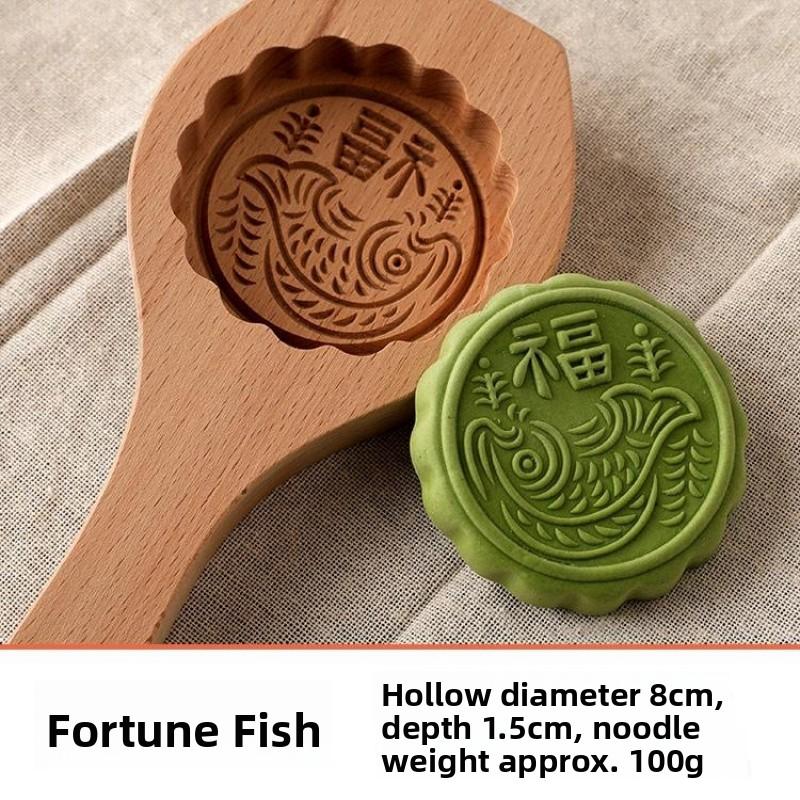 

Handmade Wood Baking Tools for een Bean Cake And Pumpkin Pancake Commercial And Home Use Kitchen Accories Baking Mold