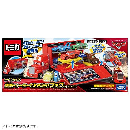 TAKARA TOMY Disney Cars Tomica Let's Play with the Repair Trailer! Mack (Cars 1 Type)