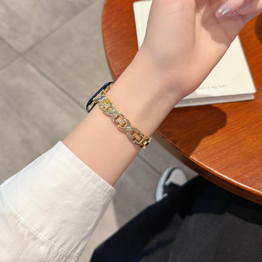 11th Gen Apple Watch 109876E Band, Huawei GT6 Inlaid Diamond Chain, Xiaomi 9PRO