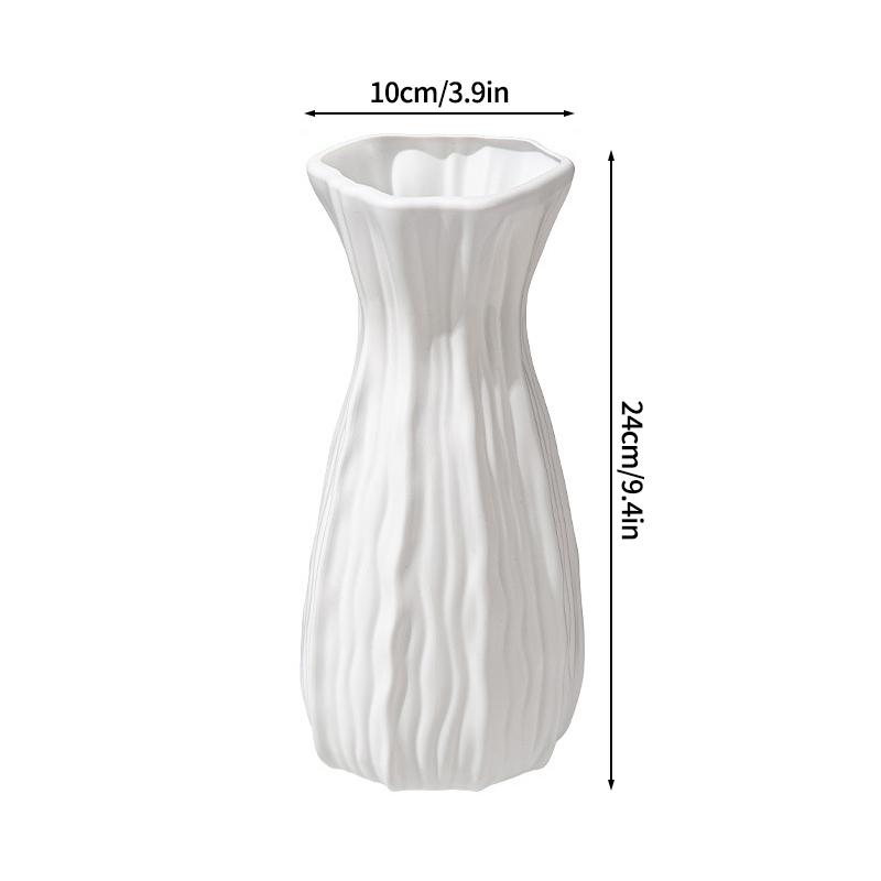 Plastic Vases Flower Bottle Decorative Vase For Flowers Wedding Desktop Ornament Room Decor Home Decor