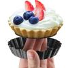 Tart Pans Removable Bottom Non-Stick Molds Easy Clean Loose Bottom Pizza Mould Heavy Duty Round Shape Cake Mould Home Baking
