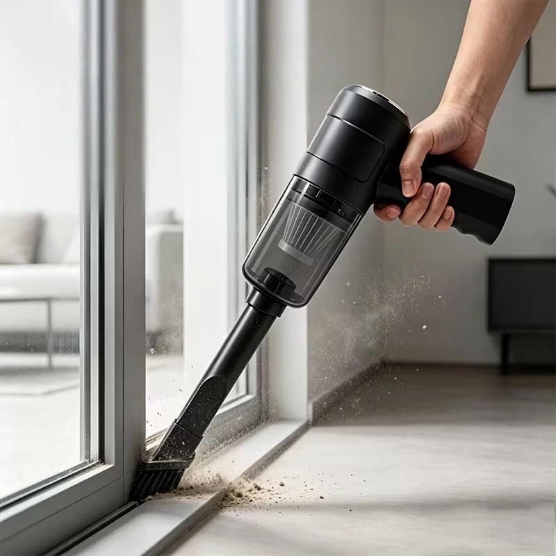Handheld Vacuum Cleaner, Portable, Cordless, HEPA Filter, for Car and Home