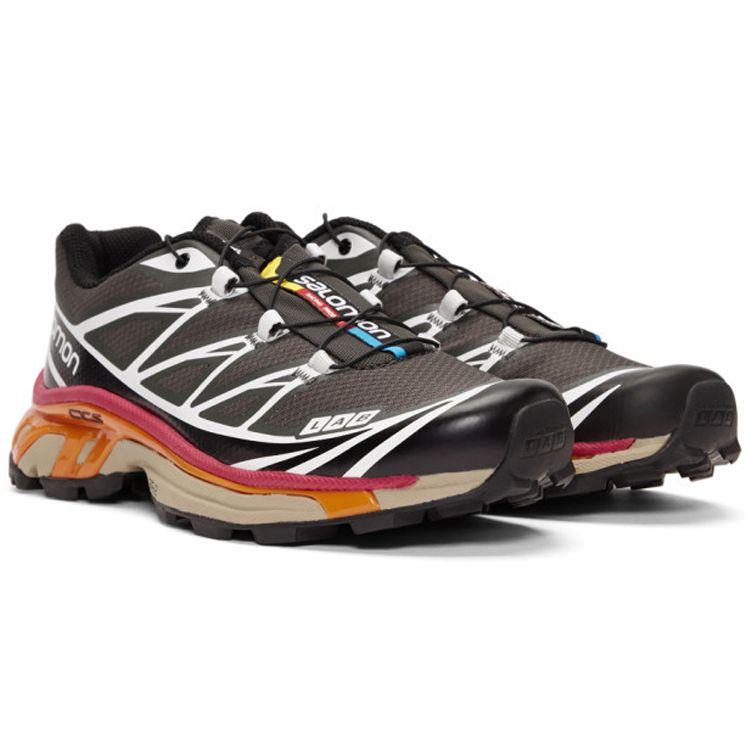 SALOMON XT-6 Soft Sole Sports Low Top Casual Trail Training Urban Commuting Running Shoes Unisex Sneaker Gray 473056