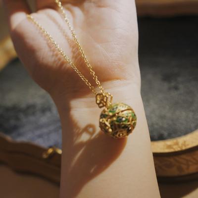 Luxe DIY Babioles Accessoires Cuivre Bijoux DIY Fabrication Breloques Mode Émail Boîte Collier Filles