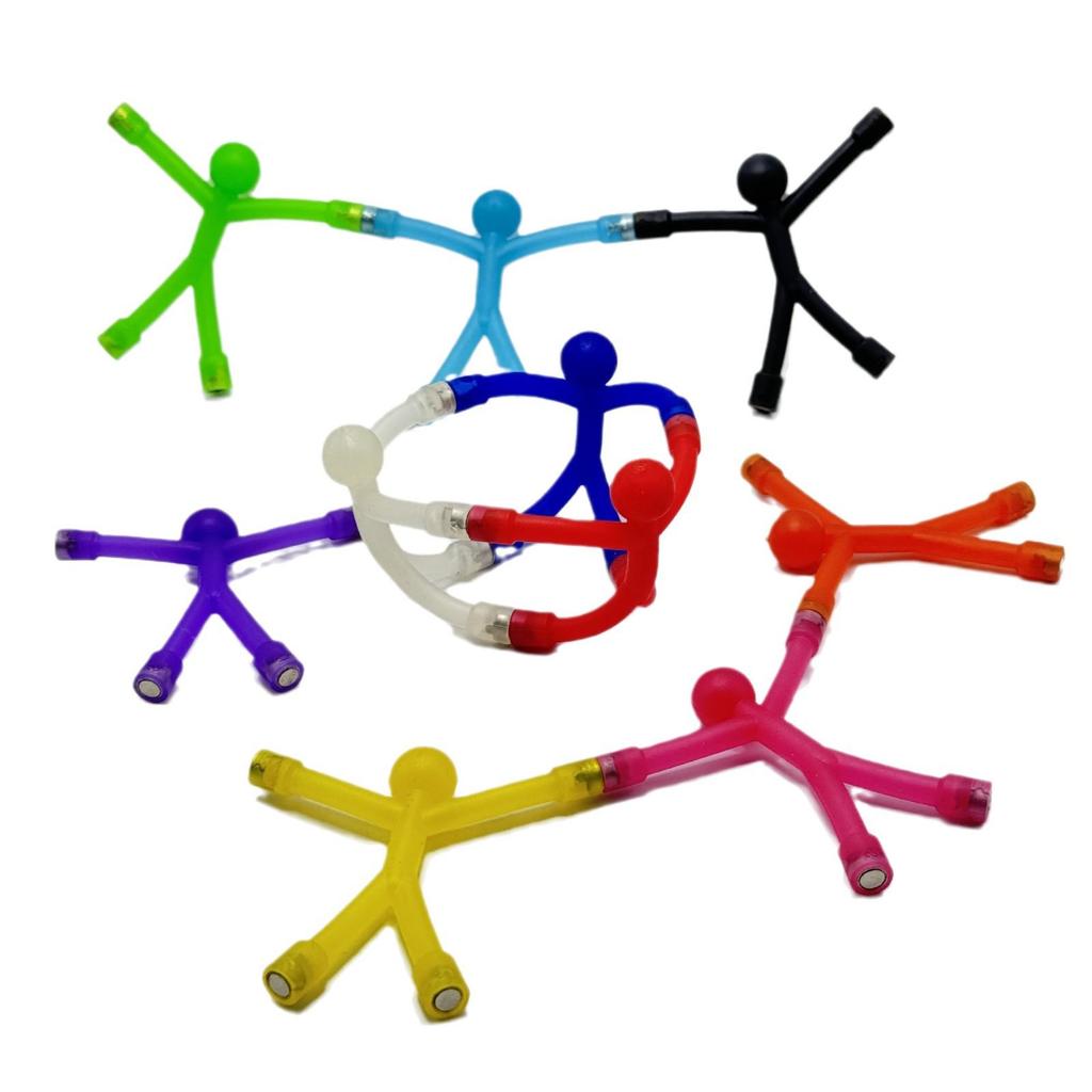 Multicolor Magnetic Climbing Man Toy - Creative Stress Relief & Educational Fun