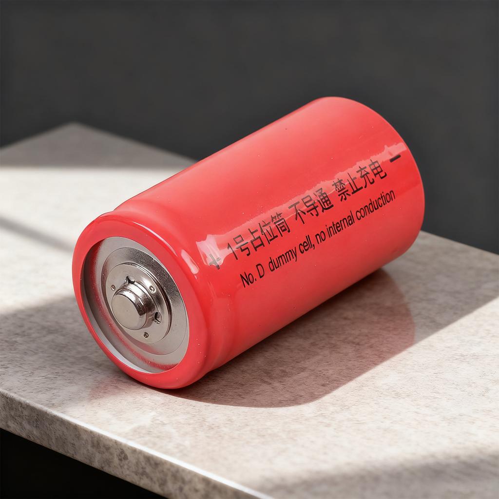 LR20 D Size Battery Placeholder Conductor Fake Dummy Battery Conductor Shell Case for External Power Adapter