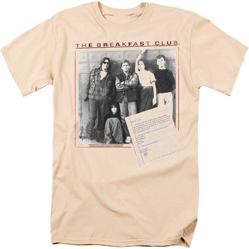 THE BREAKFAST CLUB ESSAY Licensed Adult Men s Graphic Tee Shirt SM-3XL Unisex T-Shirt S