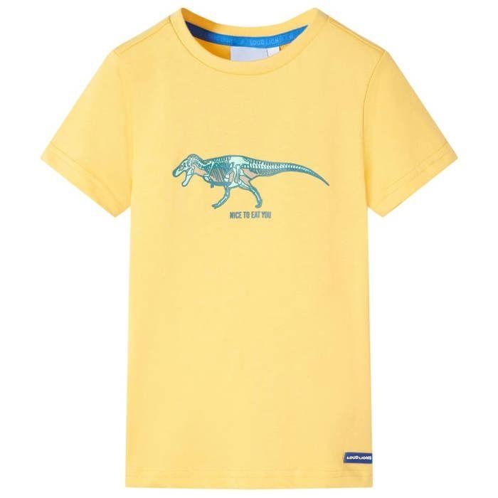 T-shirt pour enfants ocre clair 92/104/116/128/140