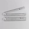 Creative Stationery Folding Ruler, Black and White Simple Straight Ruler, Graphic Folding Ruler, Primary School Students' Learning Supplies