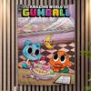 L'Incredibile Mondo Divertente di Gumball Stampa Artistica di Banner Bandiera da Parete Giapponese Appeso a Parete Anime Decorazione per la Casa