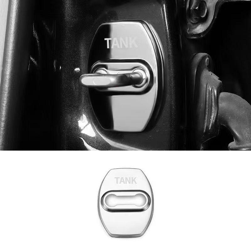 Stainless Steel Car Door Lock Protection & Decoration for Models 300, 400, 500, 700