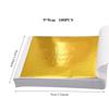 Gold Foil Paper, Silver Foil Paper, 100PCS 9 * 9cm, Used for Essential Items Such As Wedding Decoration, Kitchen Home Decoration, Nail Decoration