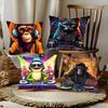 Animal Headphone Dj Music Pillow Case Fashion Square Pillowcase Bedroom Sofa Room Ins Decoration Leisure
