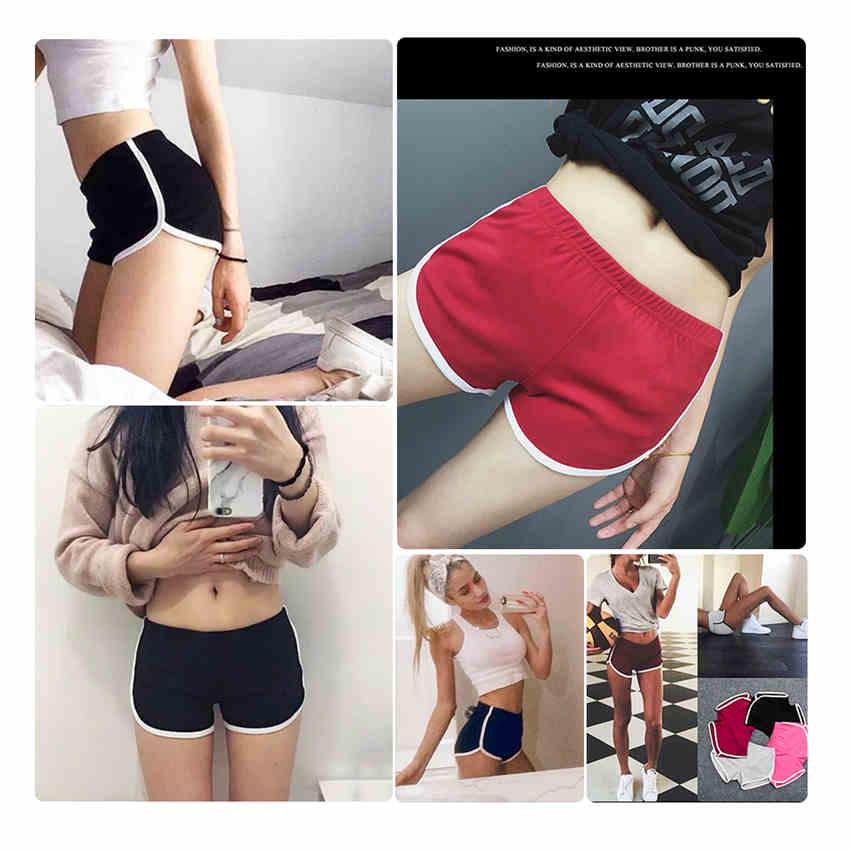Pantaloni scurți casual de vară pentru femei Pantaloni scurți cu talie înaltă Harajuku Beach Sexy Skinny Slim Short