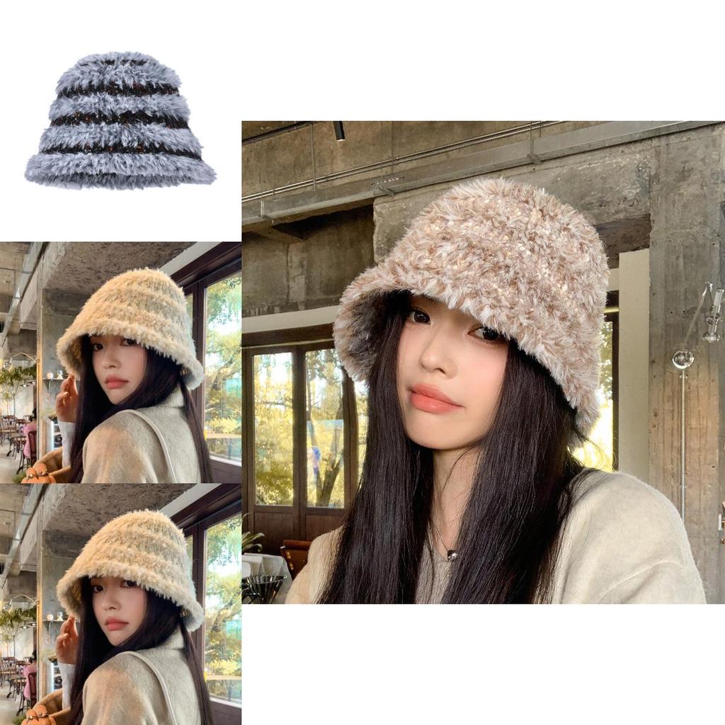 Knit Beanie Hat For Teen Girls With Plush Insulation Windproof Winter Style