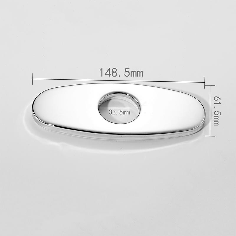 New Bathroom Faucet Accessories Hole Cover Deck Plate 6/10 Inch Bathroom Sink Unused Mounting Escutcheon 304