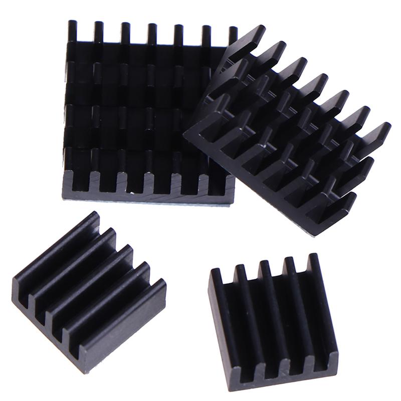 4Pcs For Raspberry Pi 4B Aluminum Heatsink Radiator Cooler Kit For Raspberry Pi