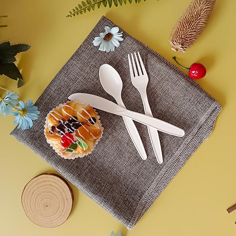 ZISIZ Disposable Corn Starch Forks