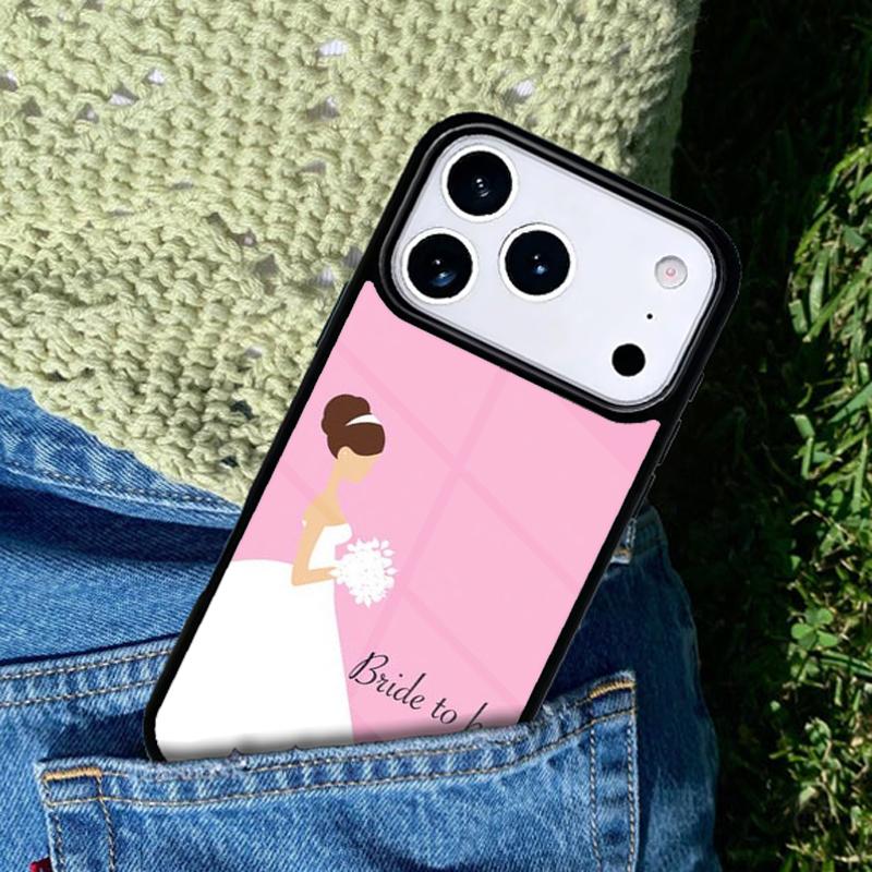 Wedding Bride Soon to Be Phone Case For iPhone 17 AIR 16 Pro Max 15 14 Pro 11 12 13 Shockproof Silicone Cover